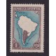 ARGENTINA 1935 GJ 761U ESTAMPILLA NUEVA MINT PAPEL AUSTRIACO U$ 45.5